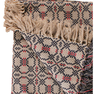 Kendall Jacquard Black Afghan AF280011 - The Fox Decor